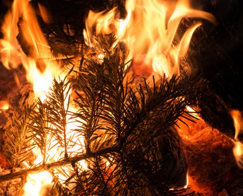 Brandgefahr in der Adventszeit