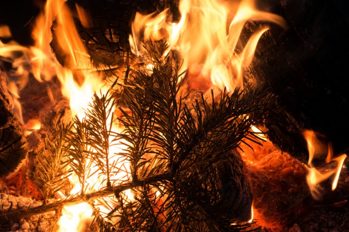 Brandgefahr in der Adventszeit