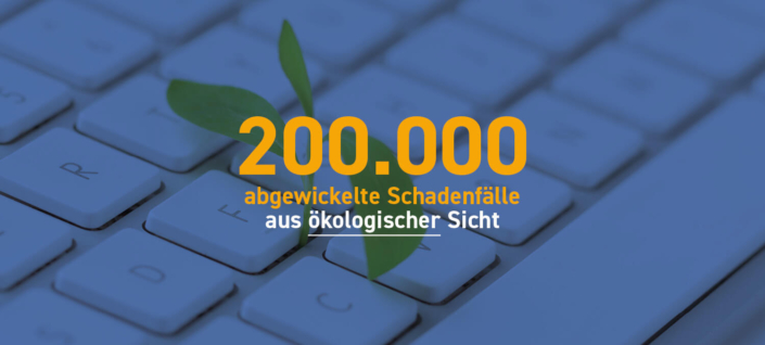 faircheck Graz-Stattegg, Was 200.000 abgewickelten Schadenfälle aus ökologischer Sicht bedeuten.