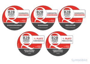 B2B Award 5 aus 6